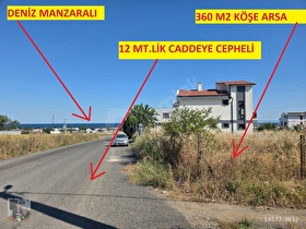 HAYDAR EMLAKTAN YENİCEDE 360 M2 KÖŞE,DENİZ MANZ.CADDEYE CEPHELİ MÜSTAKİL