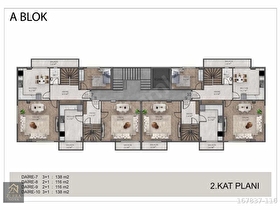 MERKEZİ KONUMDA ASANSÖRLÜ E. BANYOLU 2+1 ÇATI DUBLEX