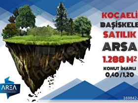 ֎ KOCAELİ ֎ BAŞİSKELE ֎ 1.288 m² ֎ KONUT İMARLI ֎ 0.40 / 1.20 ֎