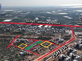 MERSİN- SİLİFKE-BURUNUCU SATILIK İMARLI ARSA
