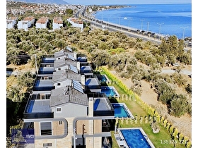AVCIDAN DENİZE 50MT MÜSTAKİL HAVUZLU DENİZ MANZ. VİLLA