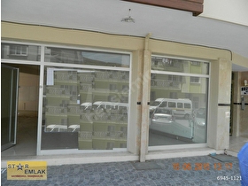 STAR EMLAKTA ÇETİNEMEÇTE WC,MUTFAKLI DEP.YÖN.Lİ ÇİFT CEPHE 80M2 DÜKKAN