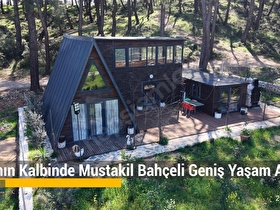 ANTALYA/AKSU/YEŞİLKARAMANDA 550 M2 DOĞAYLA İÇ İÇE BAHÇELİ EV