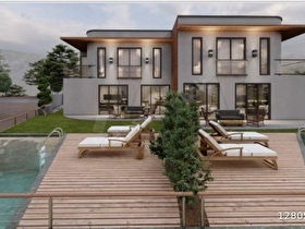 Dörttepede Satılık Lüks 5+2 İkiz Müstakil Villalar