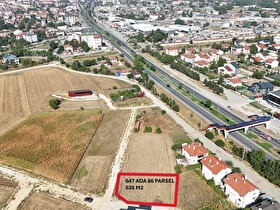 Bolu Çıkınlarda 3 Kat İmarlı, Köşe Başı 535m² Satılık Arsa