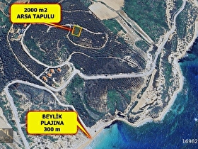 ÇANAKKALE, BOZCAADA, ALAYBEY MAHALLESİ 2000 m2 SATILIK ARSA