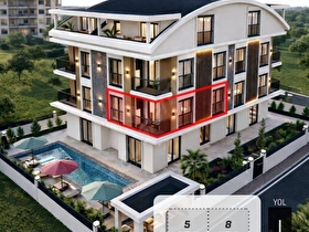 ERKİN ERDEM İNŞAATTAN YILIN PROJESİ !!! HAVUZLU,ASANSÖRLÜ BİNADA PROJEDEN 2+1 DAİRE !!! SON 1 TANE