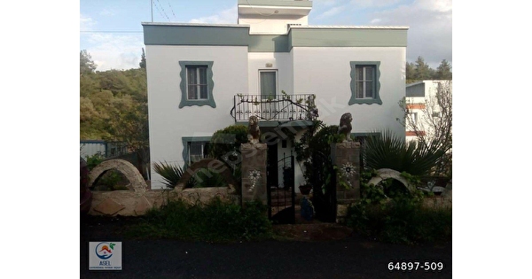 Bodrum güvercinlik Kuyucakta satılık müstakil 3+1bahçeli dubleks 64897