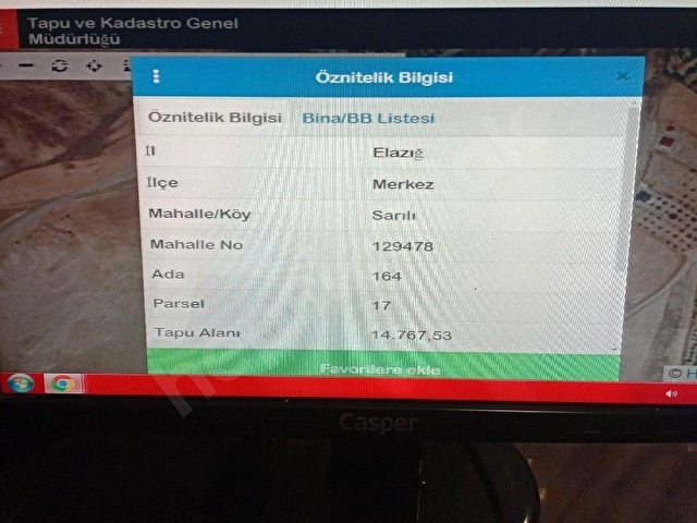 ELAZIG SARILIDA SATLIK TARLA - Görsel 2