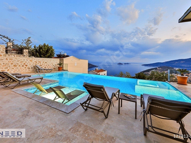 Kalkan Kızıltaşta 5 Yatak Odalı Muhteşem Villa - Görsel 5