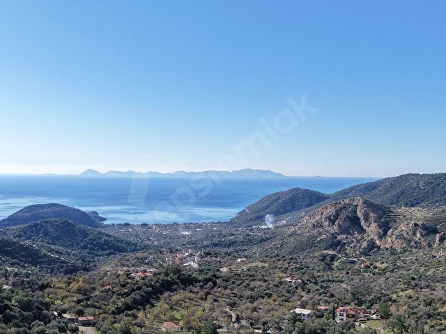 DATÇA MESUDİYEDE PANORAMİK DENiZ MANZARALI 7.609M² ZEYTİNLİK - Görsel 8