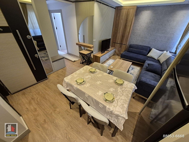 ARELDEN YENİ BİNA MOBİLYALI HAFTA SKTA ÖN CPH.KOMBİLİ 1KAT 2+1
