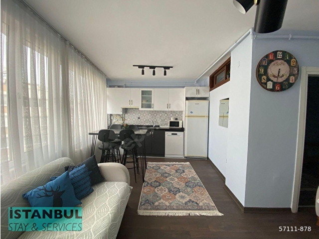 Galata Porta 5dk Uzaklıkta Kiralık, Eşyalı Daire