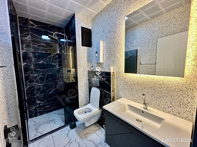 ALANYA OBADA KİRALIK 2+1 HAVUZLU KALE VE DENİZ MANZARALI DAİRE - Görsel 10
