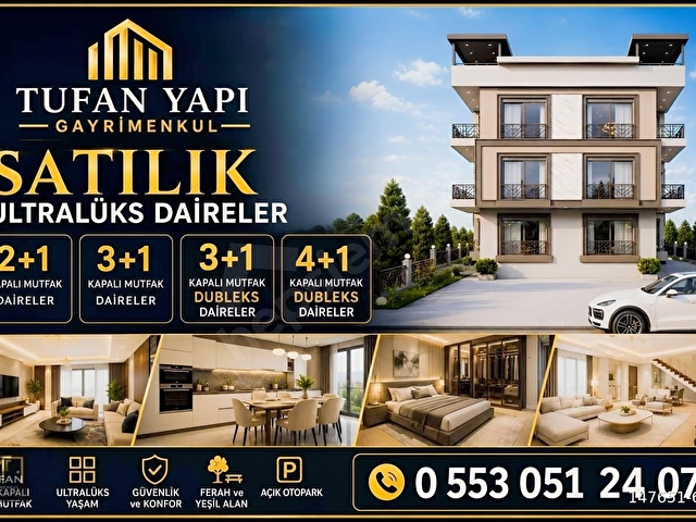 SARILARDA EMSALLERİNDEN GENİŞ 2+1 SATILIK DAİRE - Görsel 2