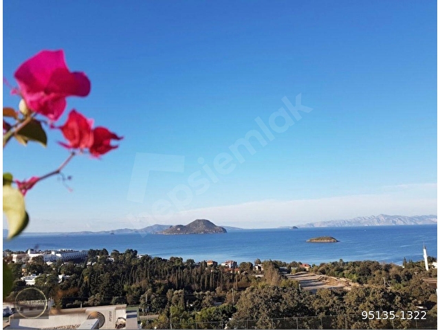 Bodrum Gümüşlük Kum Plajlı Koyda Adalar Manzaralı 6+2 Villa - Görsel 16