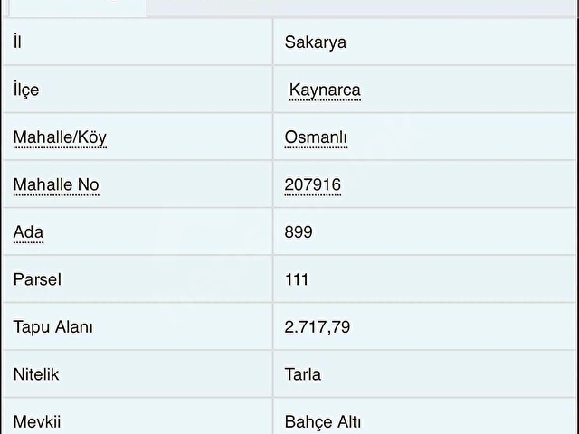 Kaynarca Osmanlı Satılık