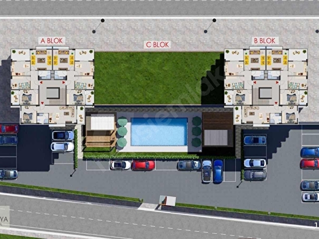 KUM MAH ELMALI FİNİKE ANAYOLUNA SIFIR SATILIK GENİŞ LÜKS DAİRE - Görsel 10