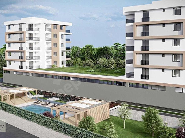 KUM MAH ELMALI FİNİKE ANAYOLUNA SIFIR SATILIK GENİŞ LÜKS DAİRE - Görsel 14