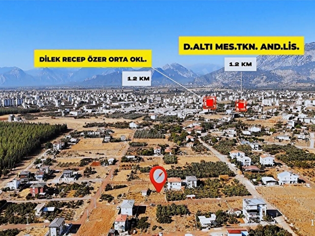Döşemealtı Çıplaklı 418m2 Müstakil Fırsat Parsel - Görsel 4