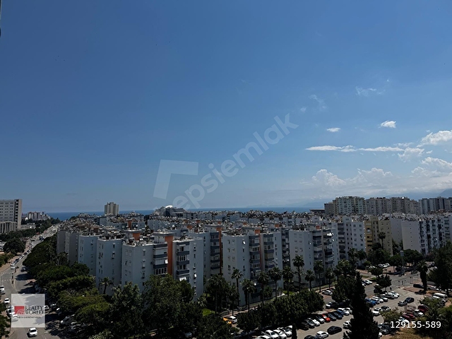 ANTALYA MERKEZDE DENİZ MANZARALI SATILIK 3+1 | 145 m² NET