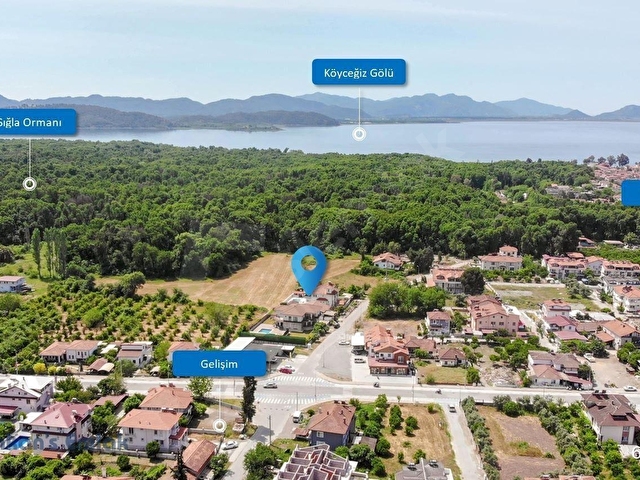 Sığla Ormanına Komşu, Köyceğiz Gölüne Yürüme Mesafesinde Lüks Villa - Görsel 8