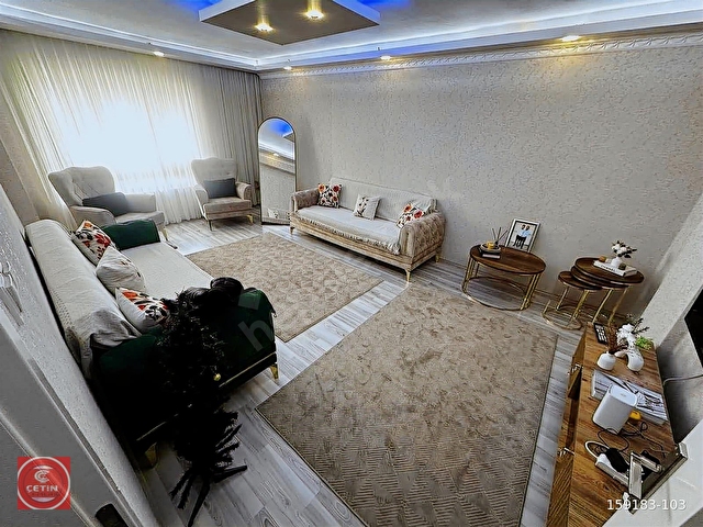 ÇETİNDEN MALAZGİRT MH 3+1 BAĞIMSIZ ARA KATTA FULL YAPILI DAİRE!