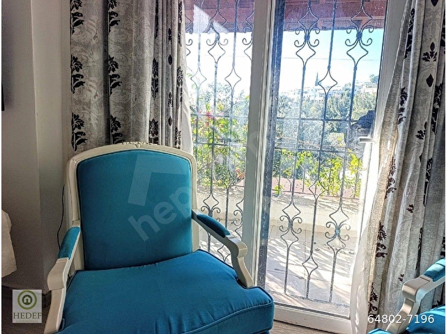 Bodrum Merkeze Yakın Site İçinde Geniş Balkonlu Kiralık 2+1 Eşyalı Daire - Görsel 17