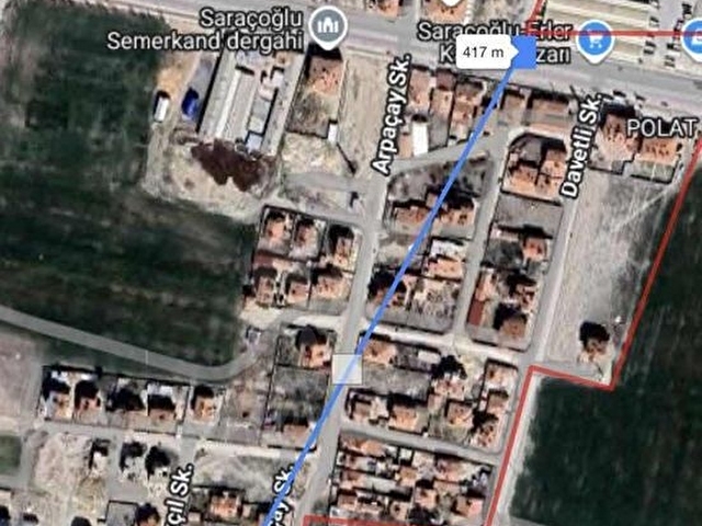 SARAÇOĞLUNDA 620 m2 SATILIK ARSA - Görsel 2