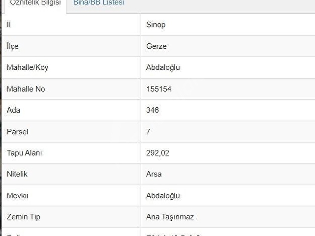SİNOP GERZE, KAPANMAZ DENİZ MANZARALI 292 m2 VİLLA ARSASI - Görsel 7