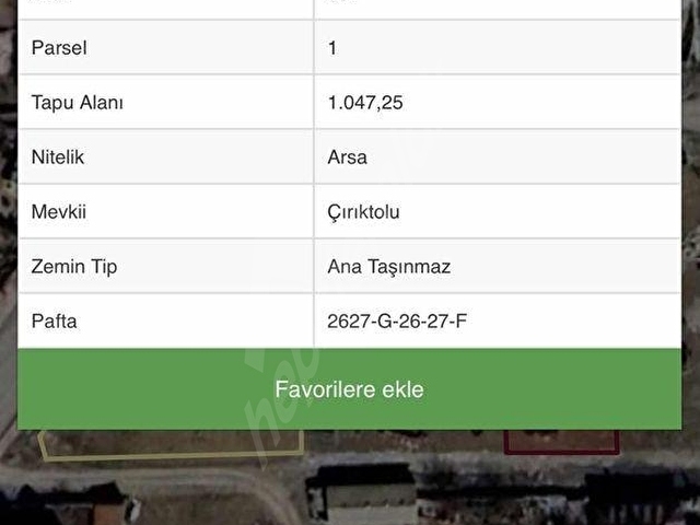 FISILTIdan BAKKALBAŞInda SATILIK 3 PARÇA FIRSAT ARSA - Görsel 12
