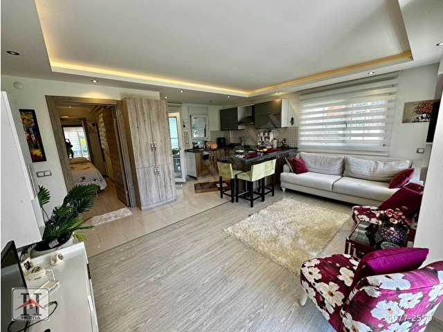 KONYAALTINDA KİRALIK 2+1 YÜZME HAVUZLU FULL EŞYALI LÜKS DAİRE - Görsel 4