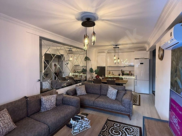 KUŞADASI SİTE İÇERİSİNDE DENİZ MANZARALI GENİŞ 1+1 SATILIK DAİRE - Görsel 10
