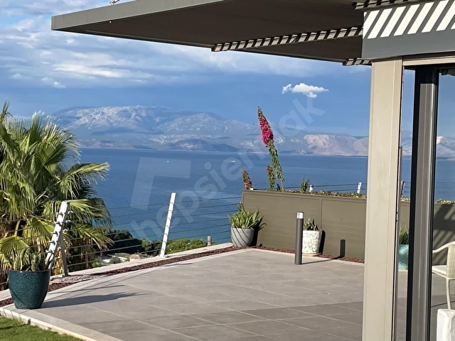 Çeşmede Ful Deniz Manzaralı Satılık 4+1 Villa - Görsel 29