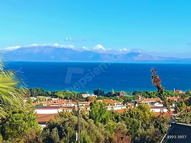Çeşmede Ful Deniz Manzaralı Satılık 4+1 Villa - Görsel 8