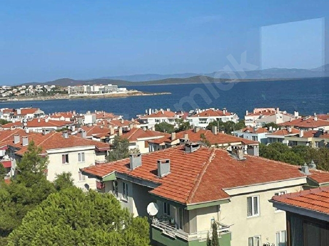 AYVALIK 150 EVLERDE SITE İÇİNDE KIRALIK DENÎZ MANZARALI DAİRE