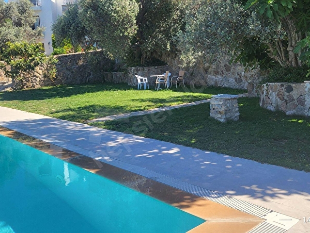 Bodrum Yalıkavak Havuzlu Sitede Kiralık Eşyalı 2+1 Bahçe Katı Daire - Görsel 2