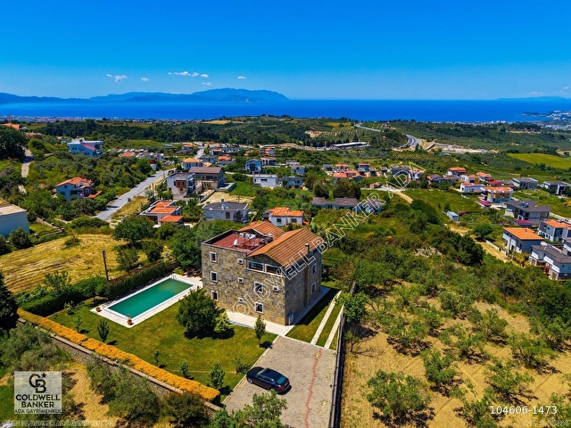Kuşadası Yaylaköy’de Full Deniz Manzaralı, Zeytinlik İçerisinde Satılık Özel Malikane - Görsel 2