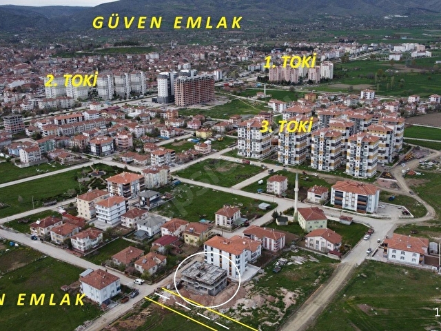GÜVEN EMLAKTAN SATILIK KABA İNŞAATTAN 3+1 FULL TESLİM DAİRE - Görsel 10