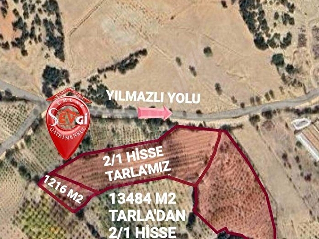ELMALI YILIMAZLI GORTANDA KADASTRAL YOLA SIFIR, 600 ADET AĞAÇLI 7800 m² 2 ADET TARLA SATILIKTIR - Görsel 2