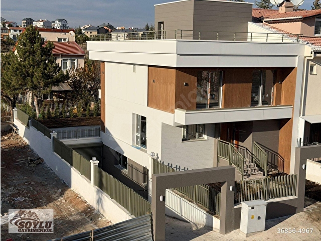 SOYLUDAN İNCEK BULVARI YAKINI 8+2+5 BANYOLU KAPALI OTOPARKLI YERDEN ISITMALI ASANSÖRLÜ SIFIR VİLLA - Görsel 10