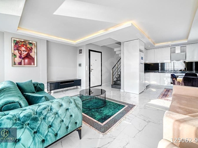 ALANYA MAHMUTLAR 2+1 100M2 FULL LÜKS EŞYALI FULL AKTİVİTELİ DUBLEX - Görsel 3