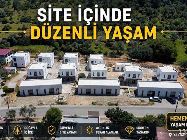 YALIÇİFTLİK’TE 150 M2 BAHÇELİ 2+1 MODERN SİTE YENİ PROJE - Görsel 2