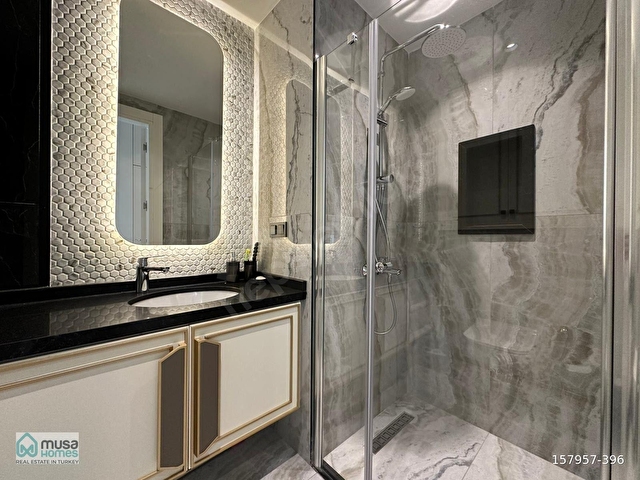 ALANYA MERKEZ BEST HOME 35 SİTESİNDE 1+1 EŞYALI DAİRE. - Görsel 14