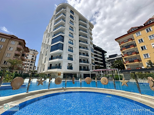 ALANYA MERKEZ BEST HOME 35 SİTESİNDE 1+1 EŞYALI DAİRE.