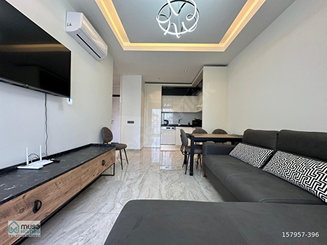 ALANYA MERKEZ BEST HOME 35 SİTESİNDE 1+1 EŞYALI DAİRE. - Görsel 3