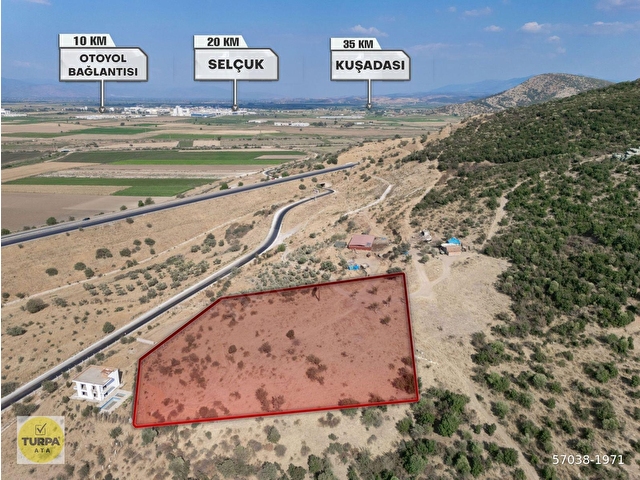 İzmir Torbalı Ahmetli Mahallesinde Satılık 6373 Metrekare Tarla - Görsel 2