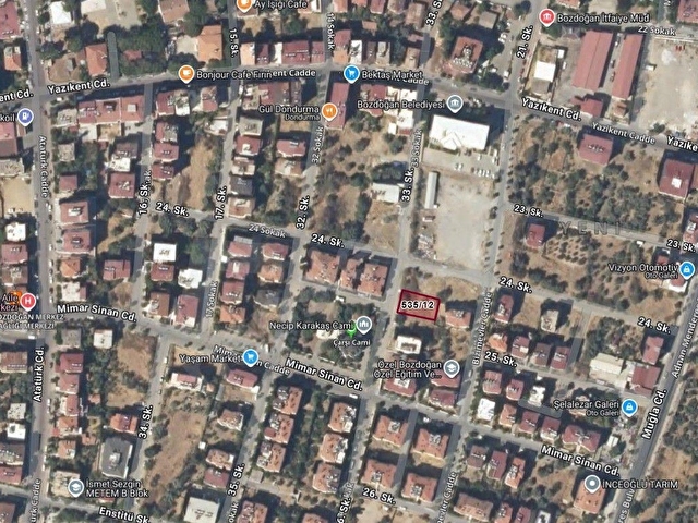 BOZDOĞAN BELEDİYE ARKASINDA 405m2 3 KAT İMARLI VİLLA DAİRE TRİPLEKS - Görsel 11