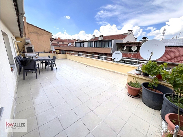 KW ALLES AKÇAĞLAN MAH. 50 m² TERASLI, ŞÖMİNELİ 4+1 SATILIK DAİRE