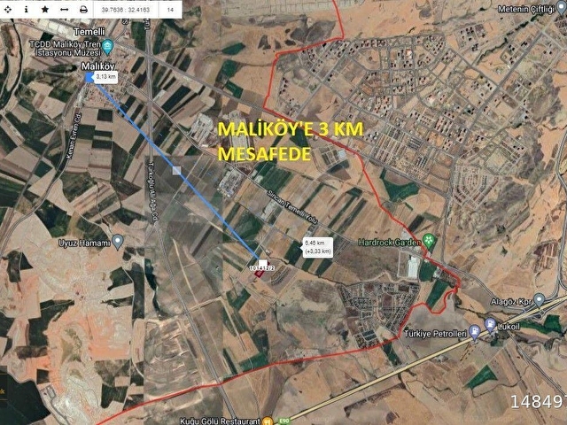 sEVİNdikten Maliköyde 1,25 Emsal 16 Kat Konut İmarlı 300m2 Arsa - Görsel 3